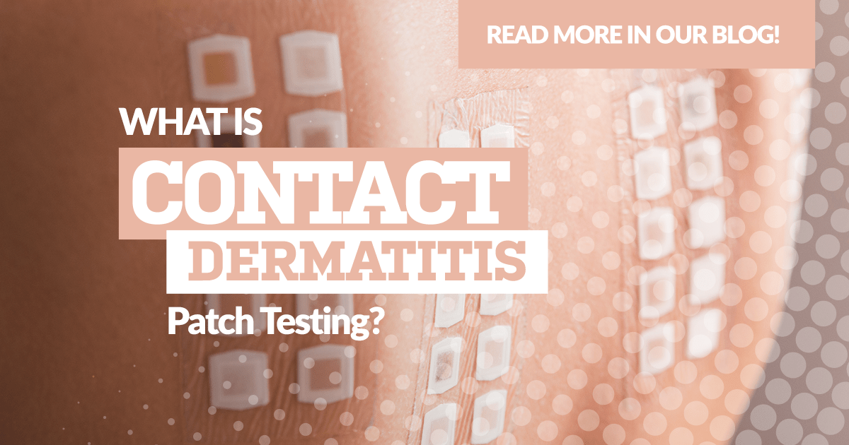 Contact dermatitis patch testing