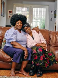 Mothers Day- African American mother and daughter 