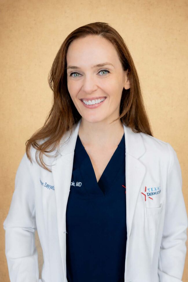Dr. Shannon Sayyadioskoie, dermatologist at Texas Dermatology in San Antonio